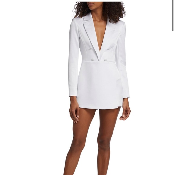 Alice + Olivia Pants - Alice and Olivia Mayra Tuxedo Romper